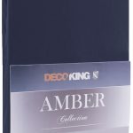 Bavlnené prestieradlo AmeliaHome AMBER námornická modrá