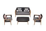Higold Záhradná zostava HIGOLD - Sheldon Lounge Black Olefin – Obrázok 3