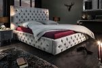 LuxD Dizajnová posteľ Laney 180x200 cm sivý zamat – Obrázok 3