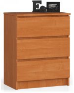 Komoda Kuba 60 cm - 3 zásuvky jelša