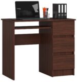 Písací stôl A-6 90 cm wenge pravý