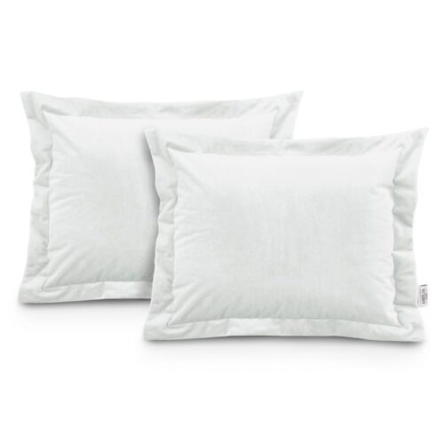 Obliečky na vankúše AmeliaHome Velvet Side Si biele Obliečky na vankúše AmeliaHome Velvet Side Si biele