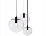 Stropné svietidlo TooLight Lassi 25 cm čierne
