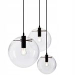 Stropné svietidlo TooLight Lassi 25 cm čierne