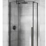 Sprchový kút Rea DIAMOND 90x90 cm čierny mat