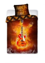 Bavlnená posteľná bielizeň Gitara 160x200 cm
