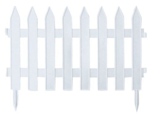 Záhradný plôtik GARDI 322 cm biely Záhradný plôtik GARDI 322 cm biely