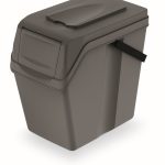 Odpadkový kôš SORTEX II sivý kameň
