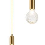 Stropné svietidlo Misha retro gold