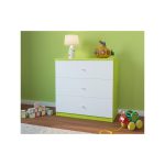 Komoda Babydreams 80 cm zelená