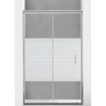 Sprchové dvere MEXEN Apia 130cm strieborné