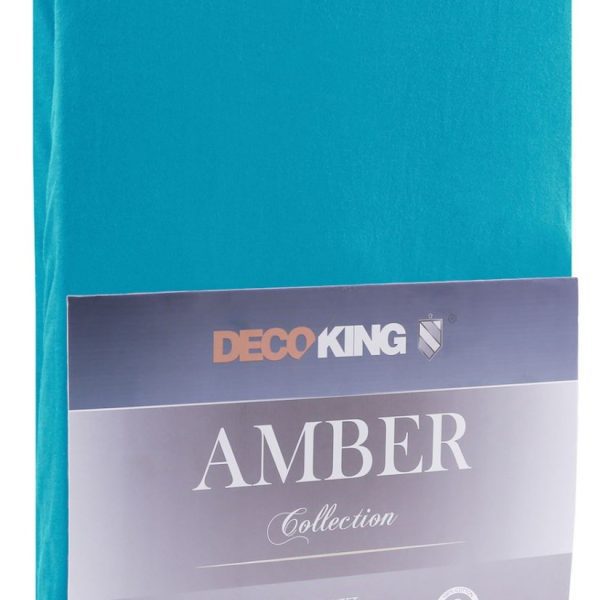 Bavlnené prestieradlo AmeliaHome AMBER morská modrá