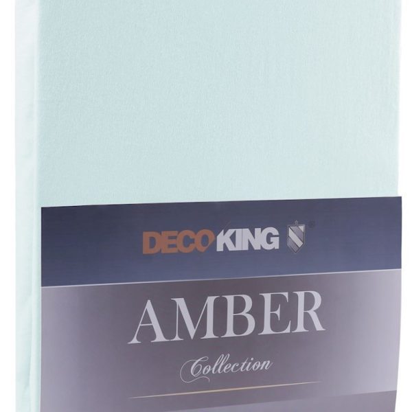 Bavlnené prestieradlo AmeliaHome AMBER mrazivomodré