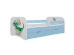 Dětská postel Babydreams dinosaurus modrá