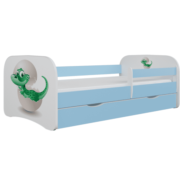 Dětská postel Babydreams dinosaurus modrá
