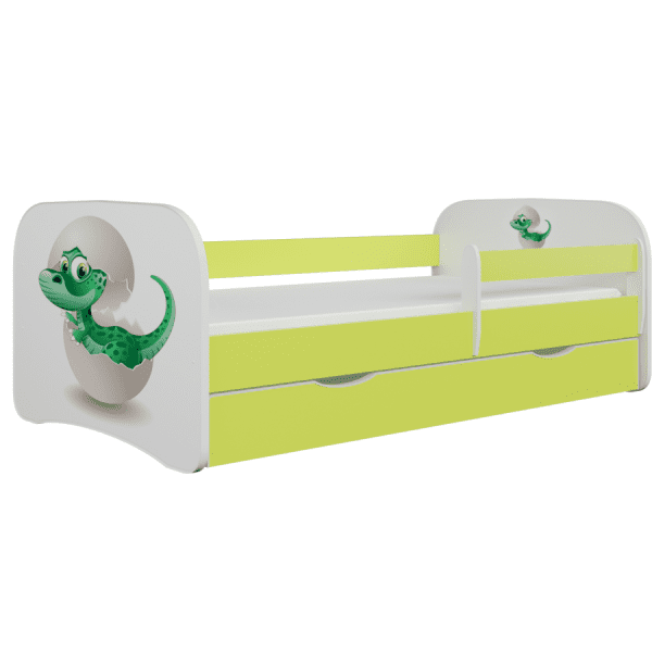 Dětská postel Babydreams dinosaurus zelená