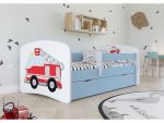 Dětská postel Babydreams hasičské auto modrá