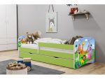 Dětská postel Babydreams safari zelená