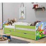 Dětská postel Babydreams safari zelená