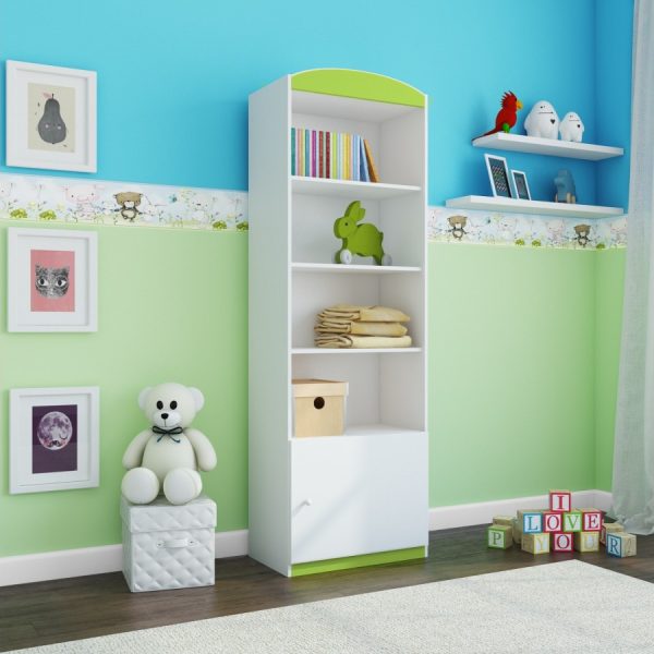 Dětský regál Babydreams 46 cm zelený