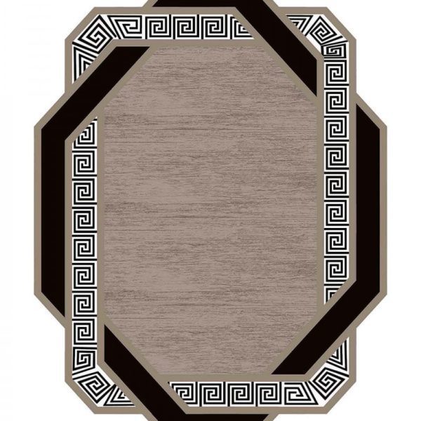 Koberec Octagon 120x180 cm hnědý