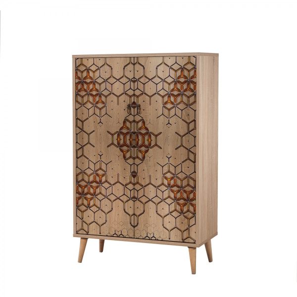 Komoda Multibox 80 cm hnědá