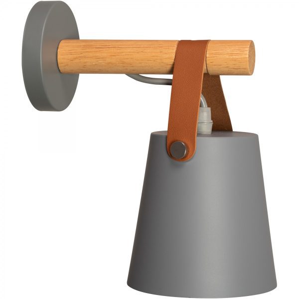 Nástenná lampa AMELIA šedá