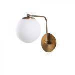 Nástěnná lampa Daisy zlatá