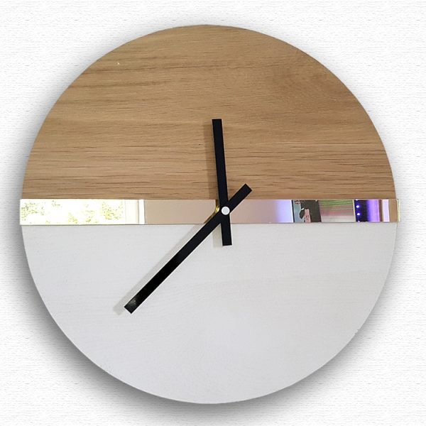 Nástenné hodiny Dab hnedé