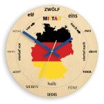 Nástenné hodiny Germany hnedé
