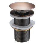 Odtok click-clack bez prepadu Mexen 79910 ružový bronz
