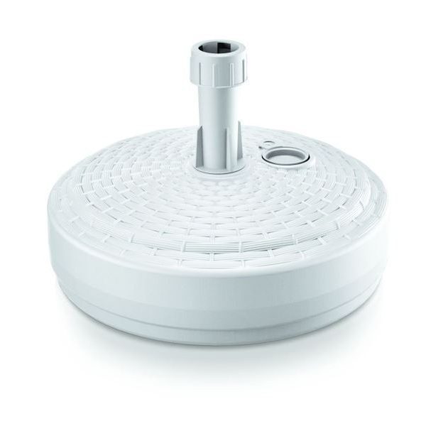 Podstavec pod slnečník okrúhly UMBI 39 cm biely