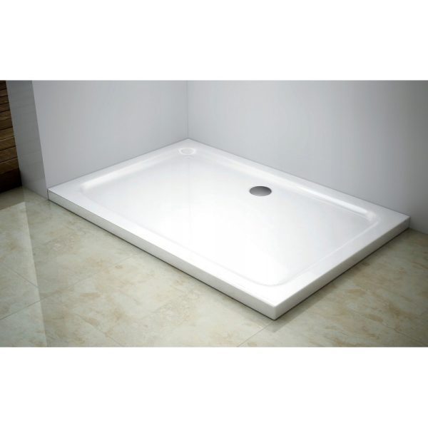 Sprchová vanička MEXEN SLIM 120x80 cm + sifón biela