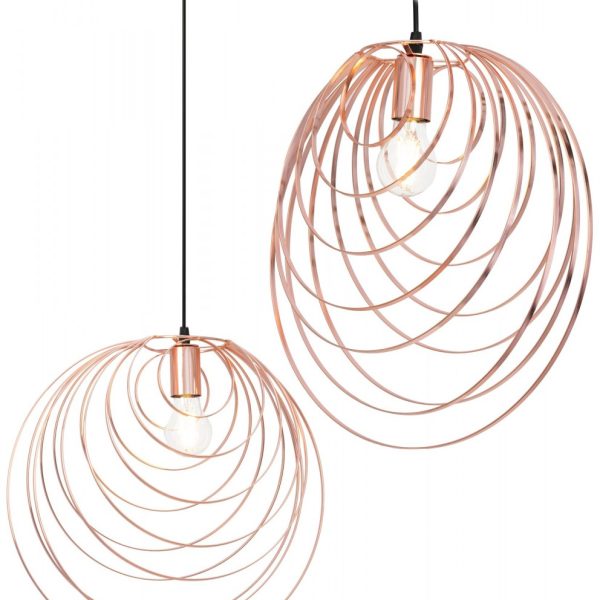 Stropné svietidlo Geometric II rose gold