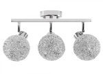 Stropné svietidlo Glamour Ball Triple chróm