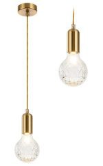 Stropné svietidlo Misha retro gold