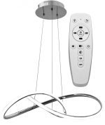 Stropné svietidlo Ring II LED strieborné