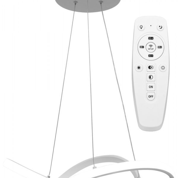 Stropné svietidlo Ring LED biele