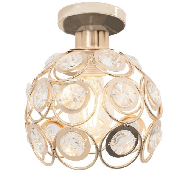 Stropné svietidlo TooLight Loft Crystal II zlaté