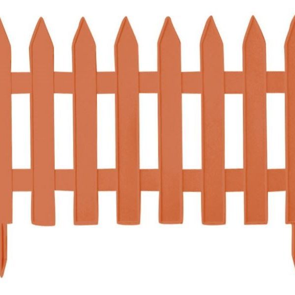 Záhradný plôtik GARDI 322 cm terakota