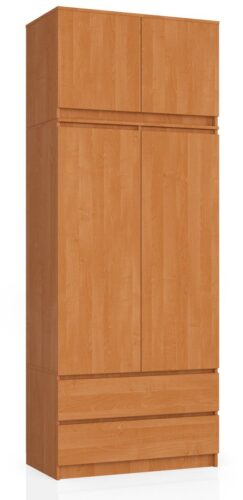 Šatní skříň s nástavcem Star 90 cm olše Šatní skříň s nástavcem Star 90 cm olše