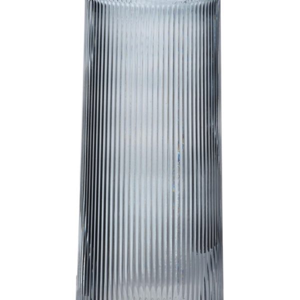 Skleněná váza Serenite 30 cm nebeská šedá/modrá