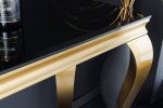 LuxD Dizajnová konzola Rococo 140 cm čierna / zlatá – Obrázok 3
