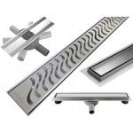 Odtokový žľab MEXEN FLAT 60 cm + sifón - vzor M09