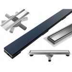 Odvodňovací žľab MEXEN FLAT 60 cm + sifón čierny