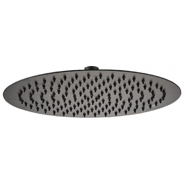 Sprchová hlavica MEXEN SLIM CIRCLE 30 cm čierna
