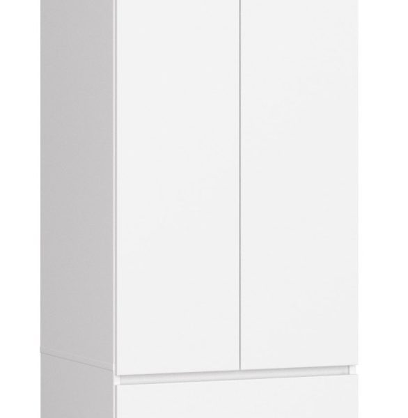 Šatníková skriňa Star 60 cm biela