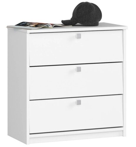 Skriňa na topánky Mini 60 cm - 3 dvierka biely Skriňa na topánky Mini 60 cm - 3 dvierka biely