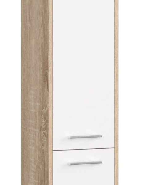 Kúpeľňová skrinka Fin I 30 cm sonoma/biela