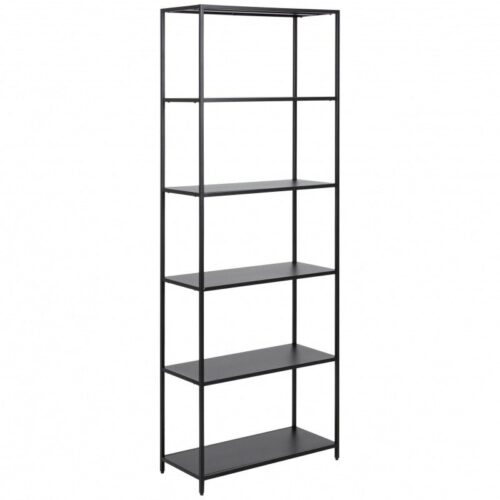 Regál Newcastle 185 cm čierny Regál Newcastle 185 cm čierny